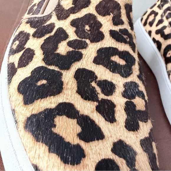 Michael Kors Keaton Leopard Calf Hair Slip On Sneakers - Picture 5 of 9